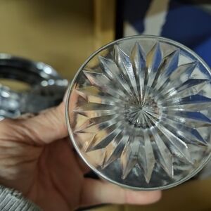 Elegant Clear Glass Decorative Accent